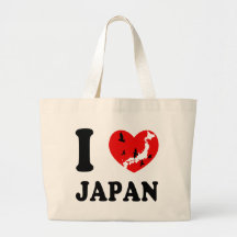 I Love Japan Tote Bag