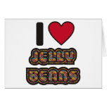 I love Jelly Beans Greeting Card