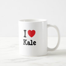 I love Kale heart T-Shirt Mugs