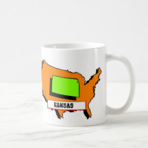 I Love Kansas Coffee Mug