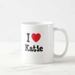 I love Katie heart T-Shirt Coffee Mug