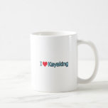 I Love Kayaking Logo Mug