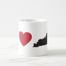I Love Kentucky Coffee Mugs
