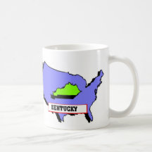 I Love Kentucky Coffee Mugs
