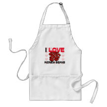 I Love Kidney Beans Aprons