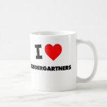 I Love Kindergartners Coffee Mugs
