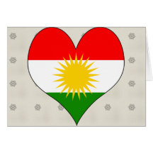 I Love Kurdistan Cards