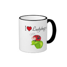 I Love Ladybugs Mugs
