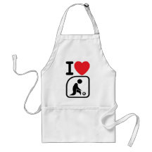 I love lawn bowls apron