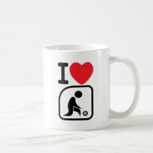 I love lawn bowls mug