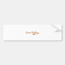 I Love Leon Valley Texas Bumper Sticker