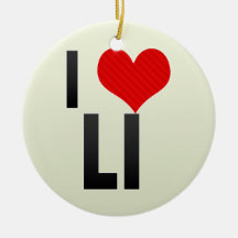 I Love LI Ornament