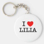 I Love Lilia Key Chain