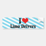 I Love Limo Drivers Bumper Sticker