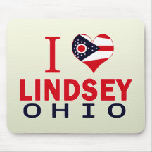 I love Lindsey, Ohio Mouse Pad