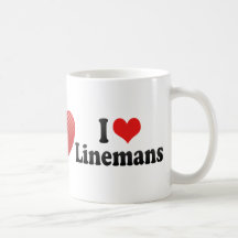 I Love Linemans Mugs