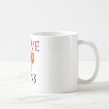 I Love Lions Coffee Mugs