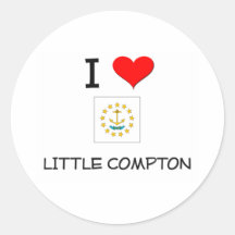 I Love Little Compton Stickers