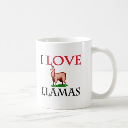I Love Llamas Mugs