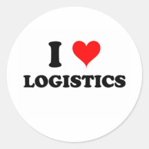 I Love Logistics Stickers