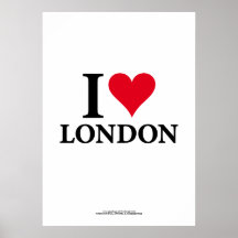 I LOVE LONDON Poster