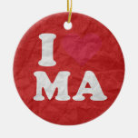 I LOVE MA CHRISTMAS TREE ORNAMENT