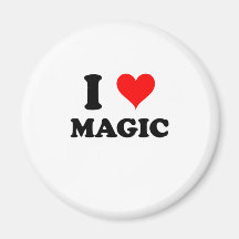 I Love Magic Fridge Magnets