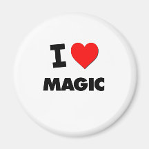 I Love Magic Fridge Magnets