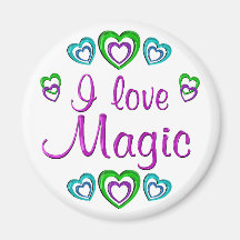 I Love Magic Magnet
