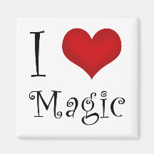 I Love Magic Magnet