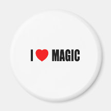 I Love Magic Magnet
