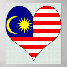 I Love Malaysia Print
