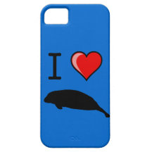 I Love Manatees Case iPhone 5 Case