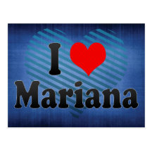 I Love Mariana, Brazil Post Card