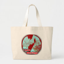 I Love Marriage Engaged Tote Bag