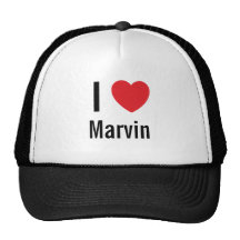 I love Marvin Trucker Hat