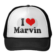 I love Marvin Trucker Hat
