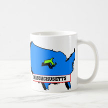 I Love Massachusetts Mugs