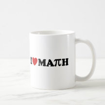 I Love Math Mug