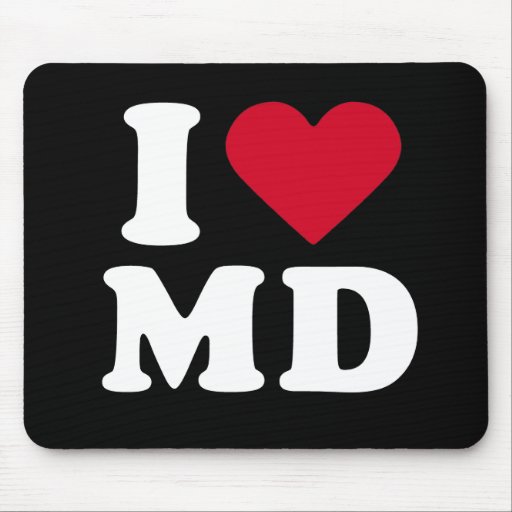 I LOVE MD MOUSEMAT