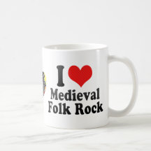 I Love Mediaeval+Folk Rock Mugs