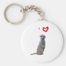 I love Meerkats Keychain
