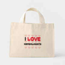 I LOVE MEREOLOGISTS CANVAS BAG