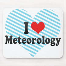 I Love Meteorology Mouse Pad