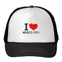I Love Mexico City Mesh Hat