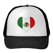 I Love Mexico Trucker Hats