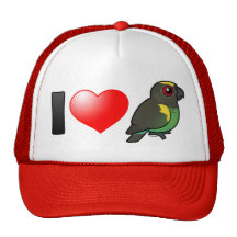 I Love Meyer's Parrots Hats