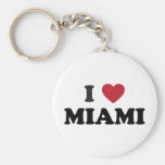 I Love Miami Florida Key Chain