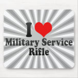I love Military Service Rifle Mouse Pad