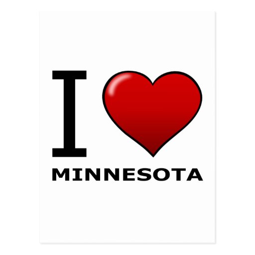 I LOVE MINNESOTA POSTCARDS